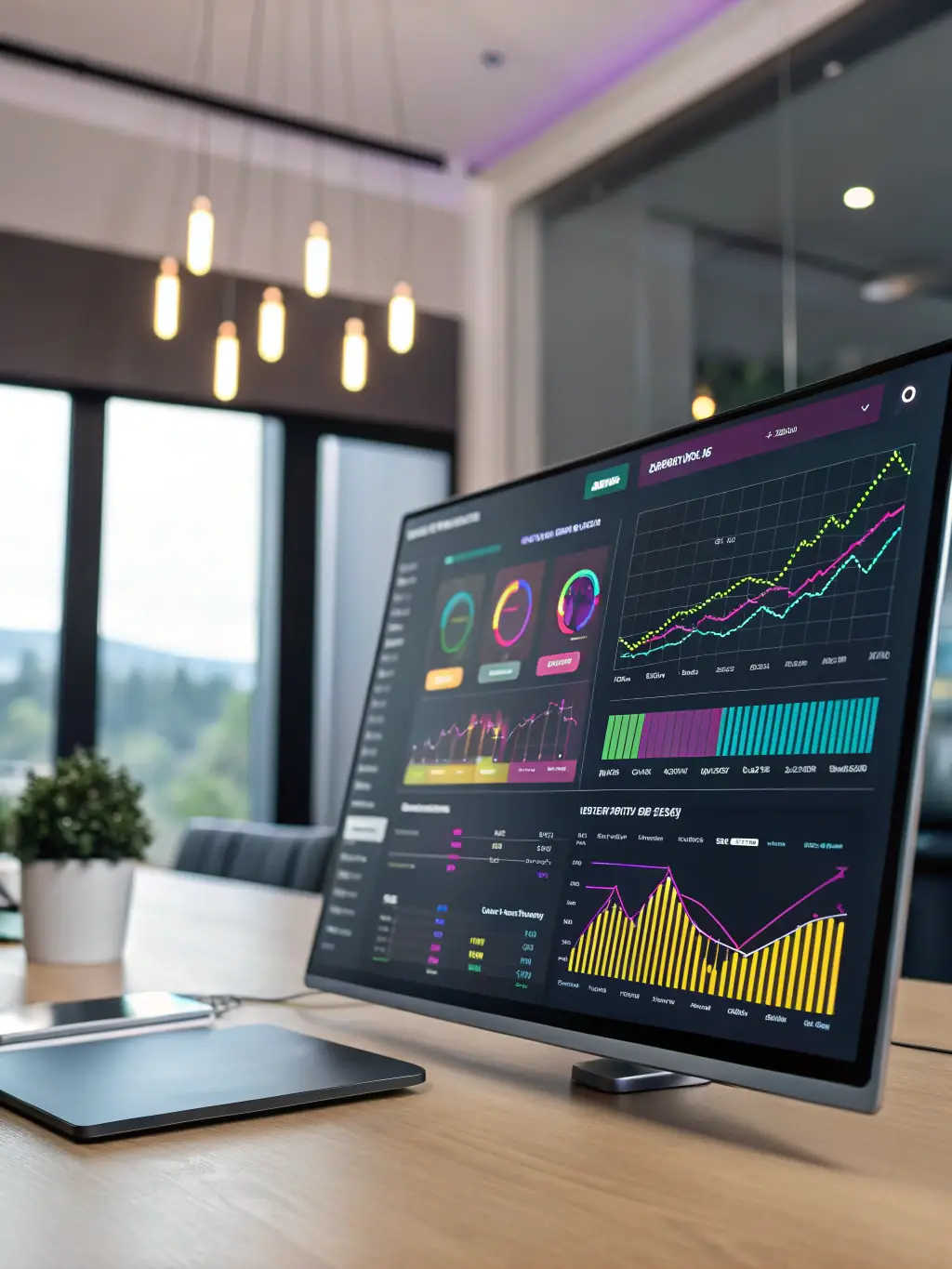 A visual representation of successful marketing campaigns with increasing sales charts and positive customer feedback, showcasing the tangible results of effective copywriting.